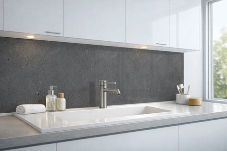 Waschbeckenrückwand Betonoptik