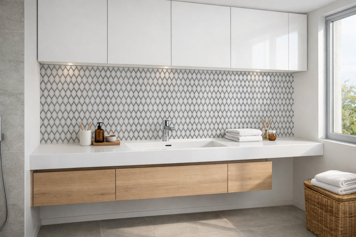 Waschbeckenrückwand Muster