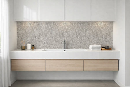 Waschbeckenrückwand Betonoptik