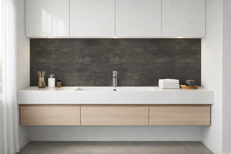Waschbeckenrückwand Betonoptik