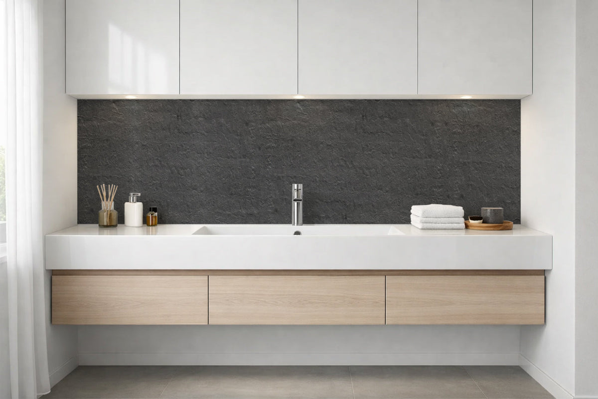 Waschbeckenrückwand Steinoptik