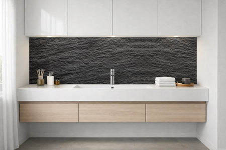 Waschbeckenrückwand Steinoptik