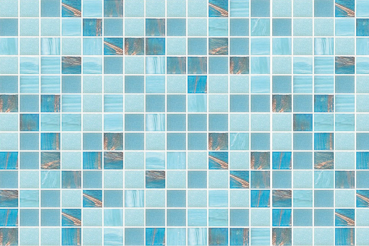 Badrückwand Fliesenoptik