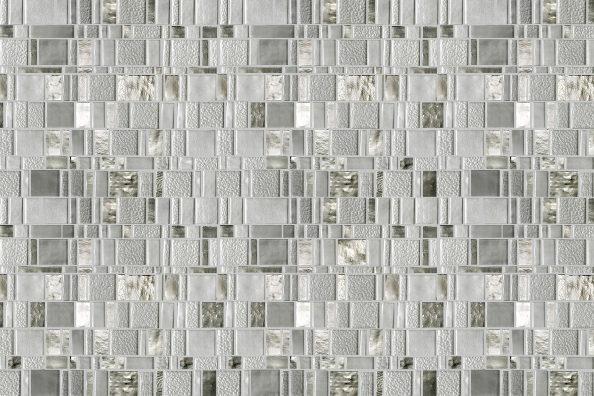 Badrückwand Fliesenoptik