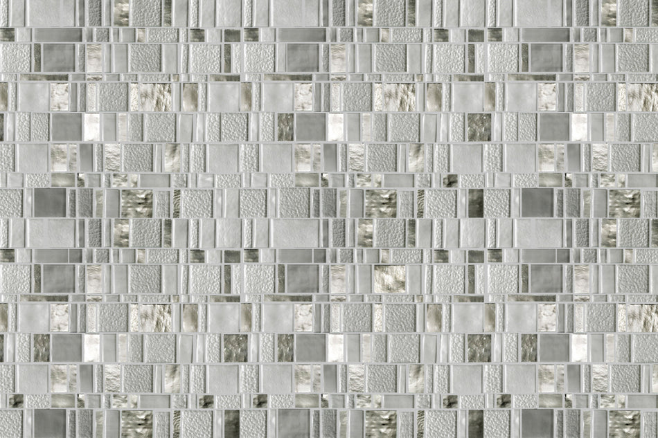 Waschbeckenrückwand Fliesenoptik