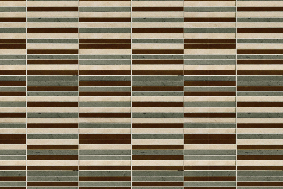 Waschbeckenrückwand Fliesenoptik