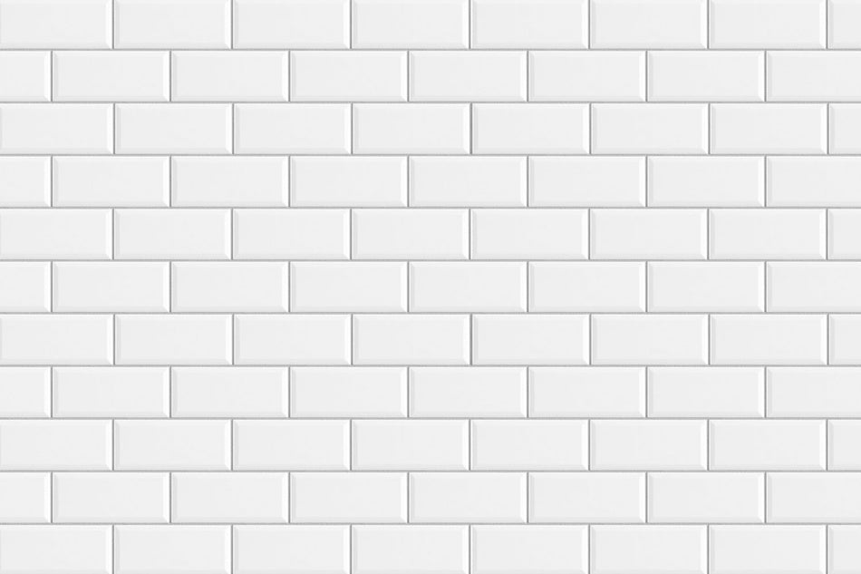 Badrückwand Fliesenoptik