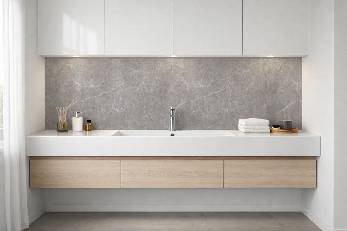 Waschbeckenrückwand Marmoroptik