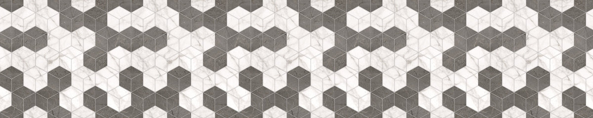 Waschbeckenrückwand Fliesenoptik