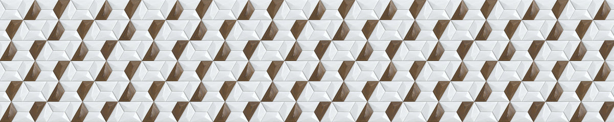 Badrückwand Fliesenoptik