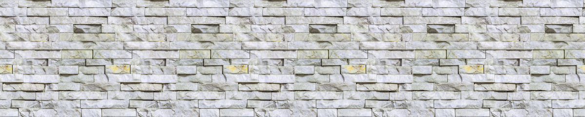 Badrückwand Steinoptik