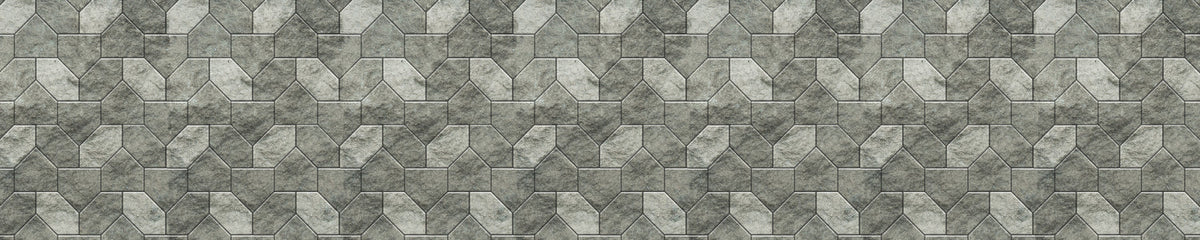Badrückwand Steinoptik