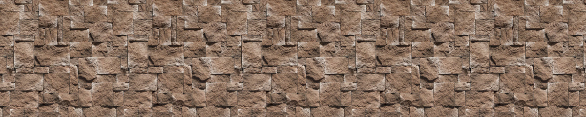 Badrückwand Steinoptik