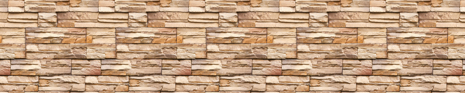 Badrückwand Steinoptik