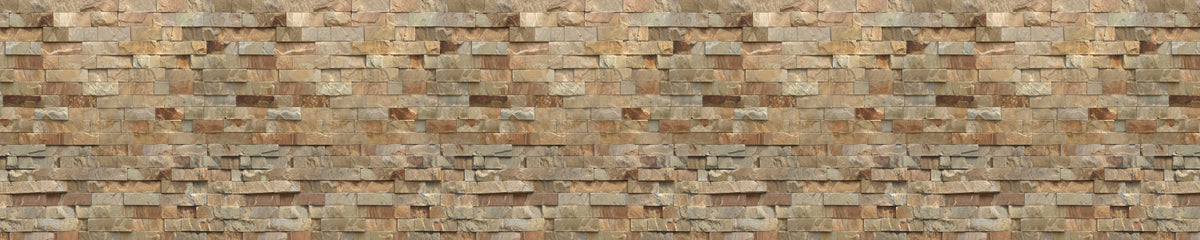 Waschbeckenrückwand Steinoptik