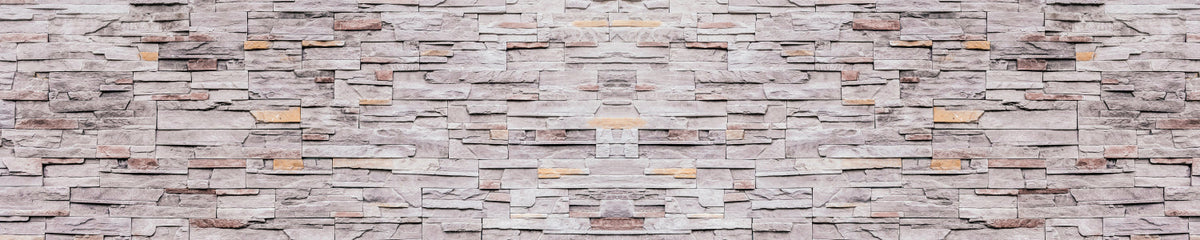 Badrückwand Steinoptik
