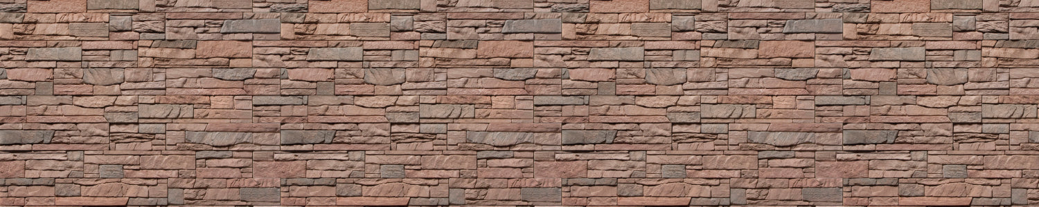 Badrückwand Steinoptik