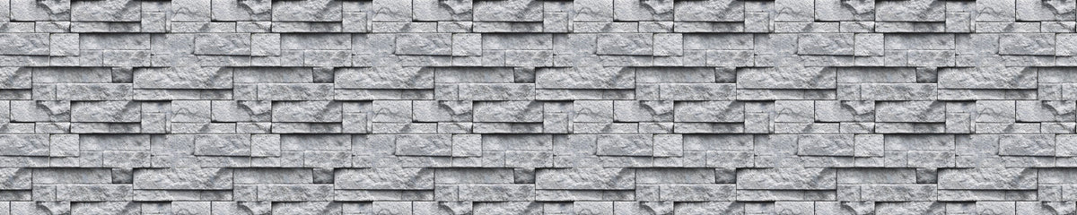 Badrückwand Steinoptik