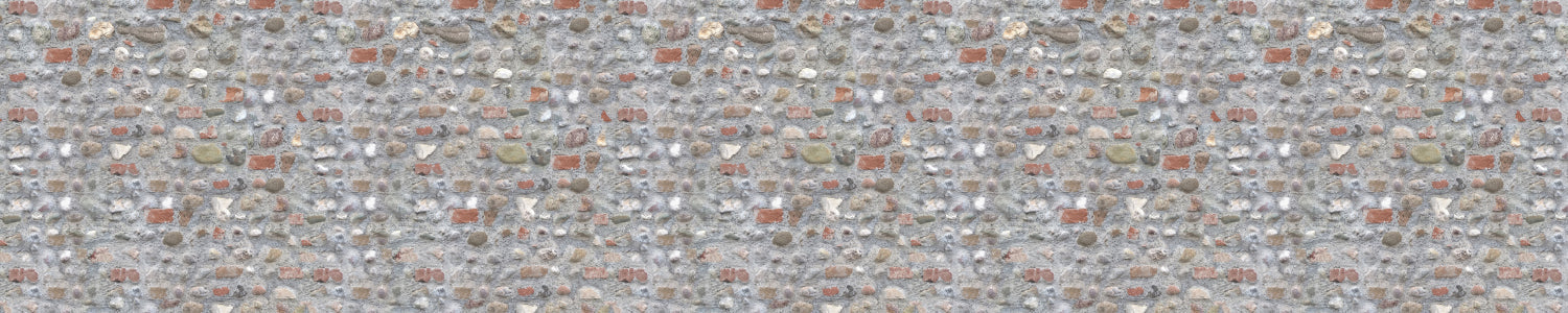 Badrückwand Steinoptik