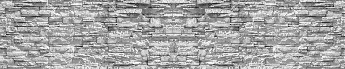 Badrückwand Steinoptik