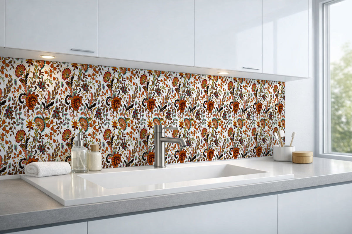 Waschbeckenrückwand Patchwork
