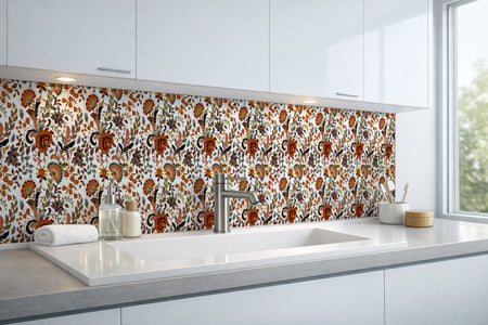 Waschbeckenrückwand Patchwork