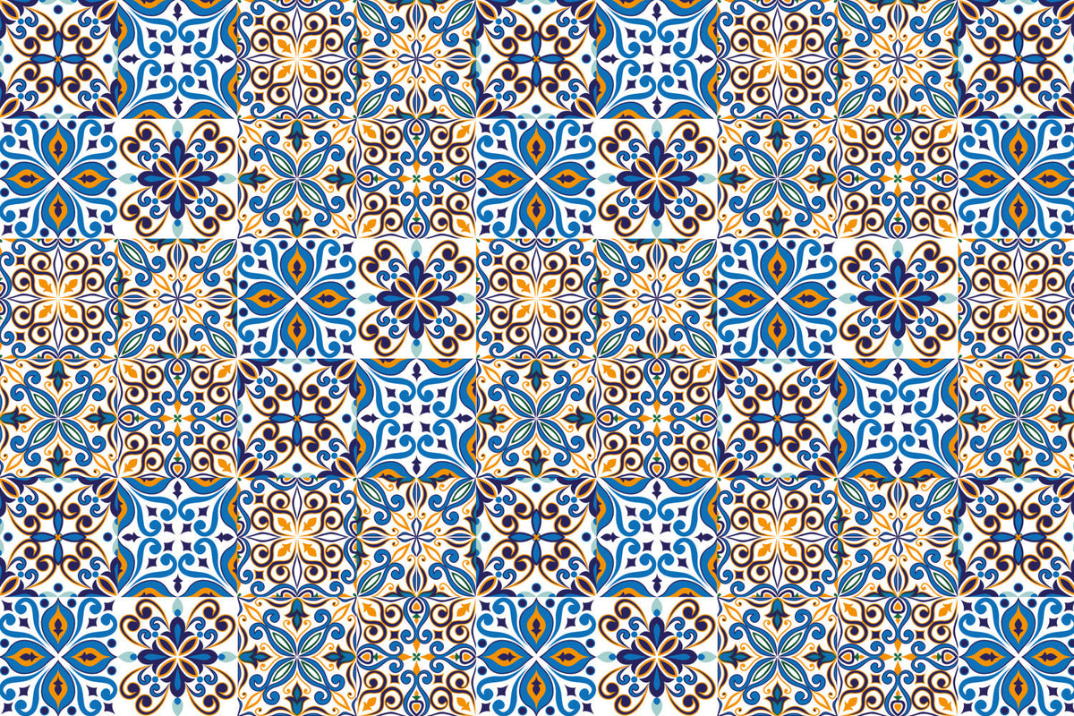 Badrückwand Patchwork