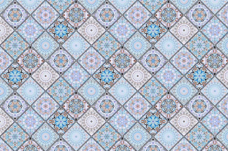 Badrückwand Patchwork