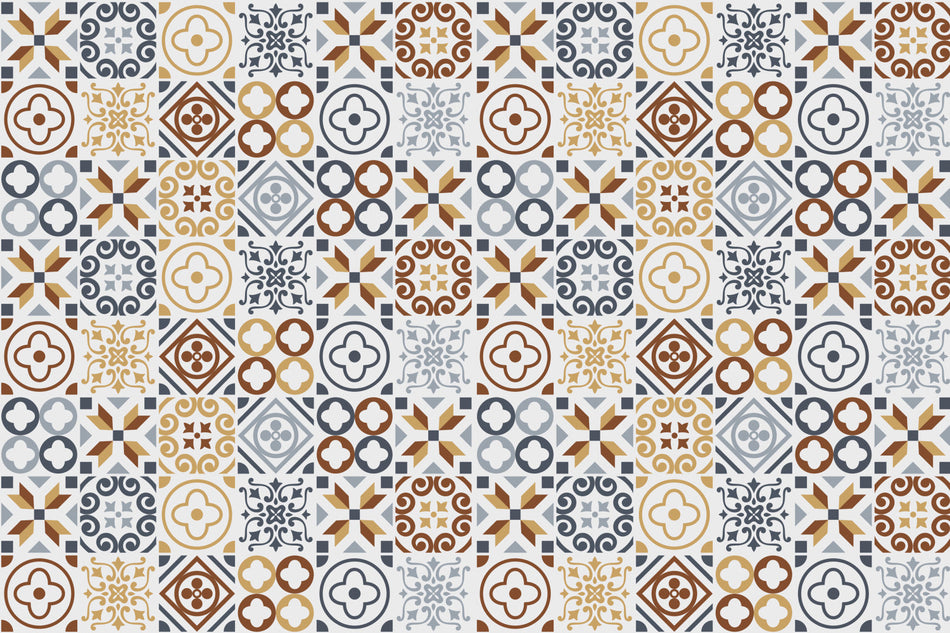 Badrückwand Patchwork