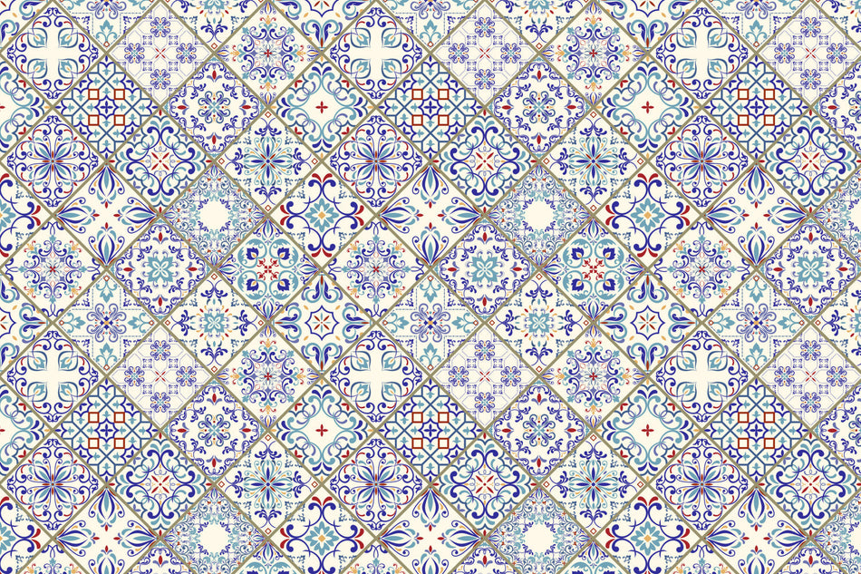 Badrückwand Patchwork