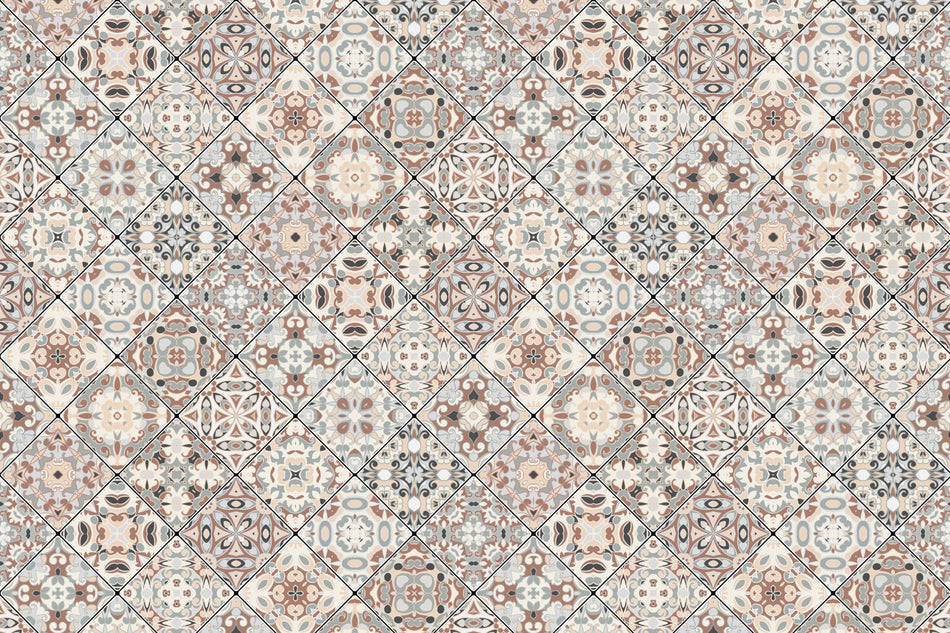 Badrückwand Patchwork
