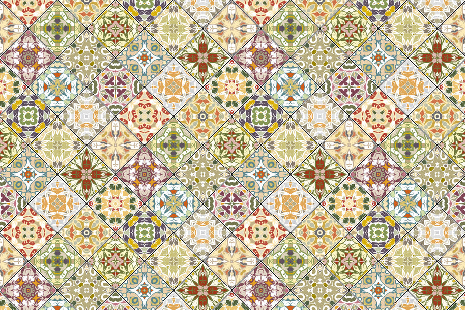 Badrückwand Patchwork