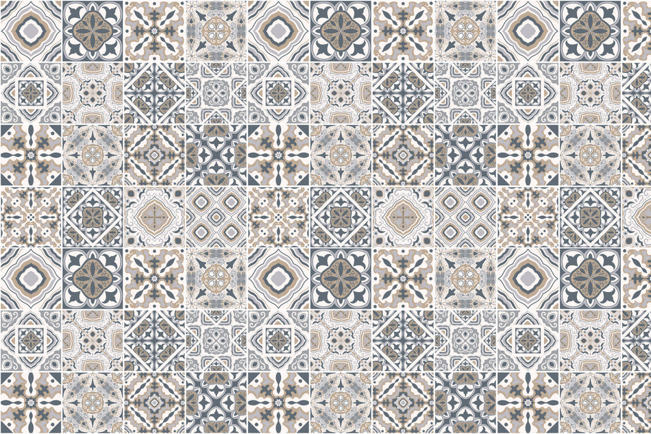 Badrückwand Patchwork