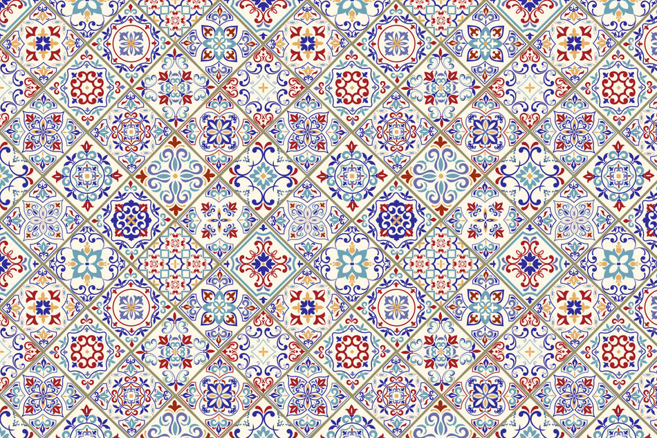 Badrückwand Patchwork