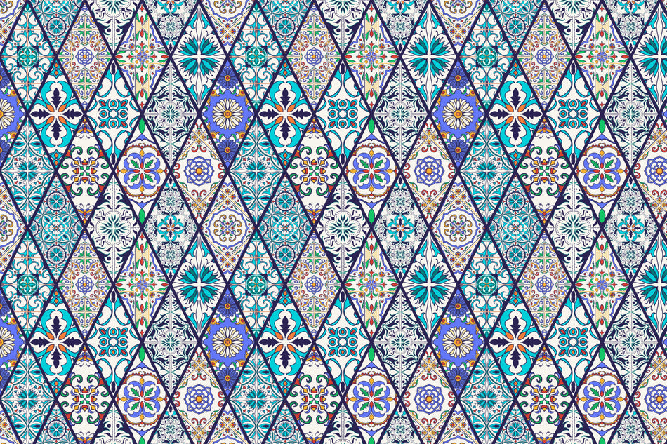 Badrückwand Patchwork