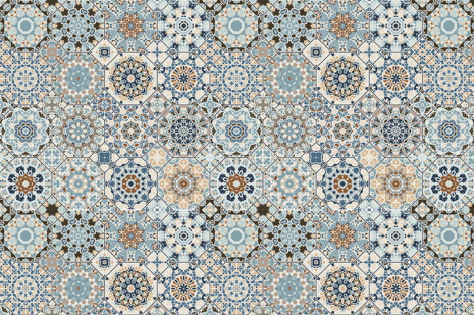 Badrückwand Patchwork