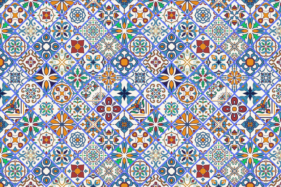 Badrückwand Patchwork