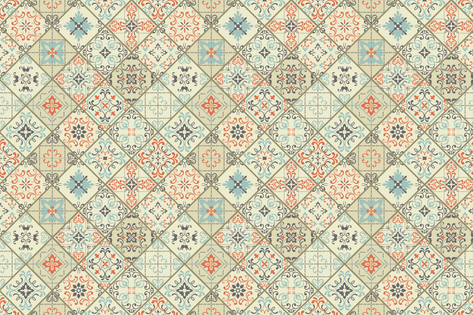 Badrückwand Patchwork
