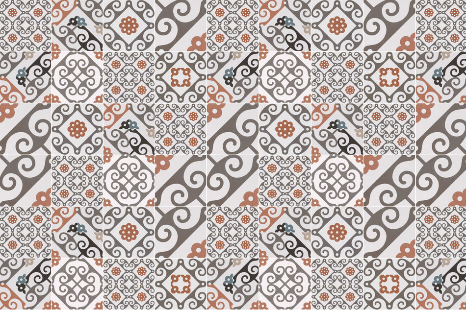 Waschbeckenrückwand Patchwork