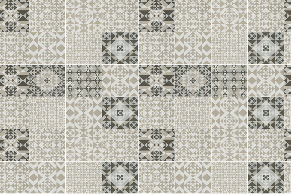 Badrückwand Patchwork