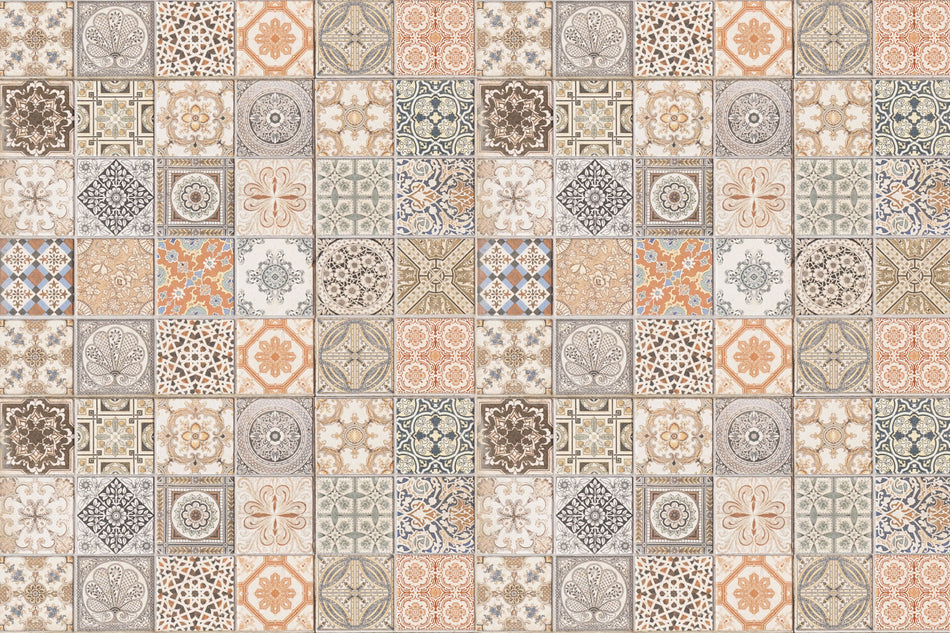 Badrückwand Patchwork