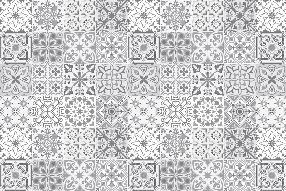 Badrückwand Patchwork