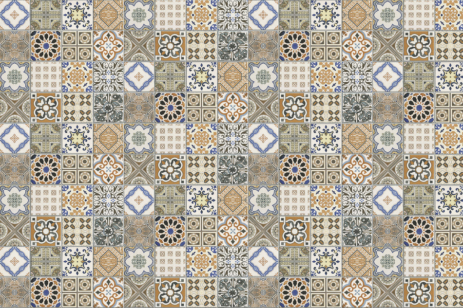 Badrückwand Patchwork