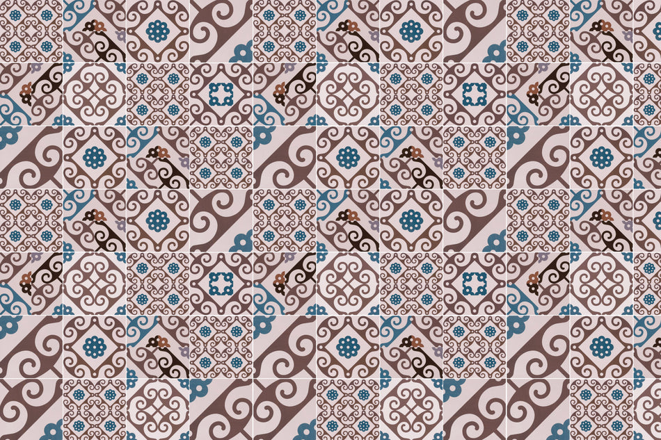 Badrückwand Patchwork