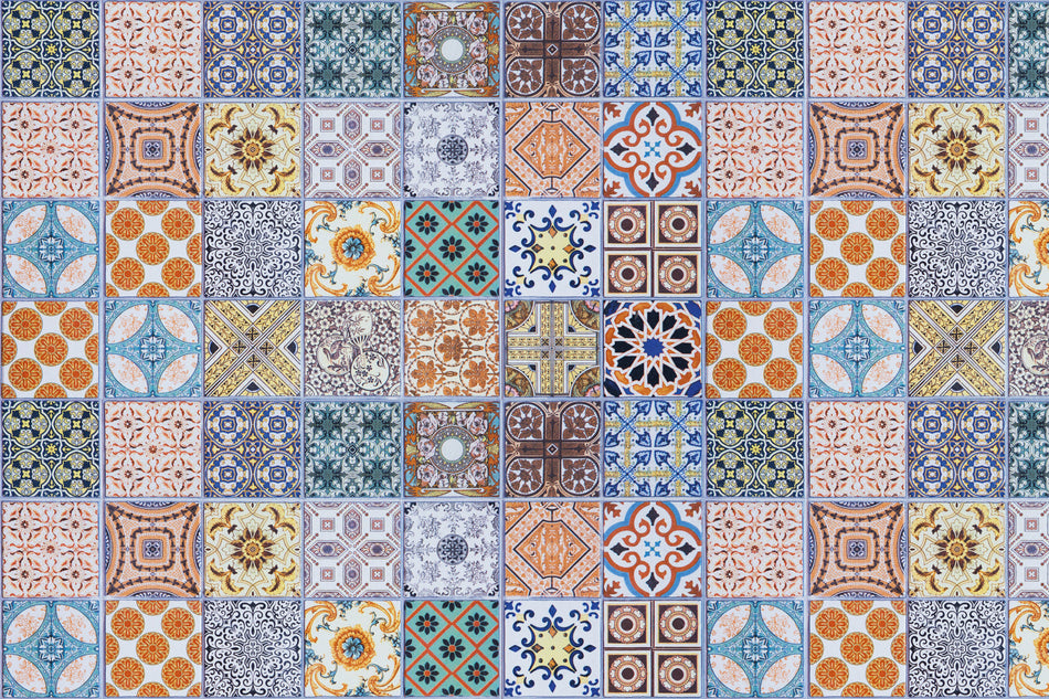 Badrückwand Patchwork