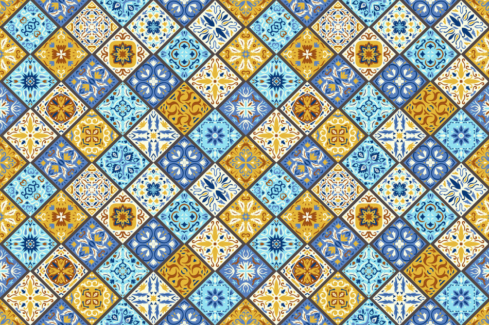 Badrückwand Patchwork