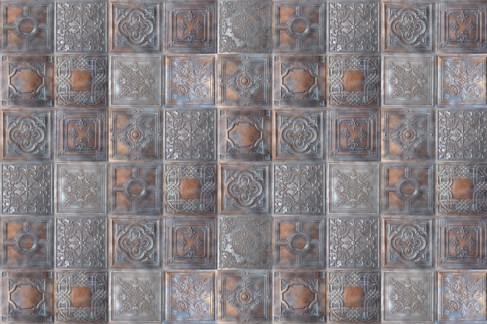 Waschbeckenrückwand Patchwork