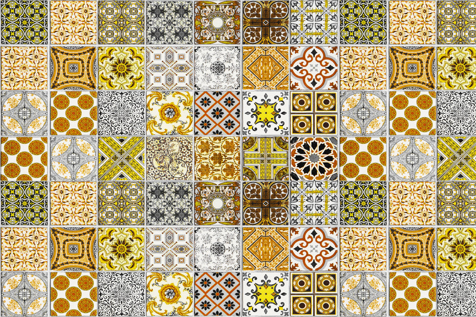 Badrückwand Patchwork