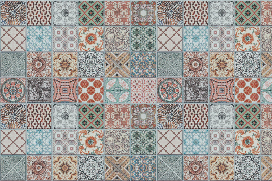 Badrückwand Patchwork