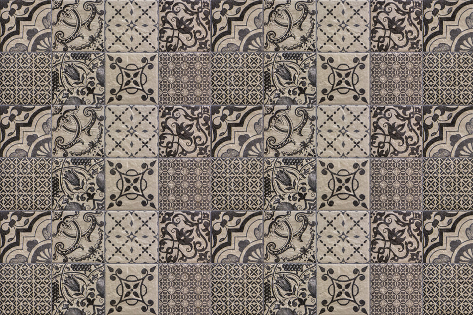Badrückwand Patchwork